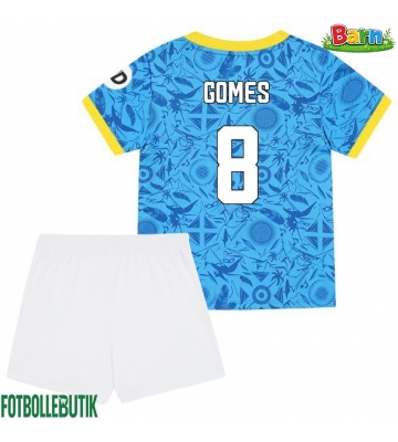 Wolves Joao Gomes #8 Tredjeställ Barn 2025-26 Kortärmad (+ Korta byxor)